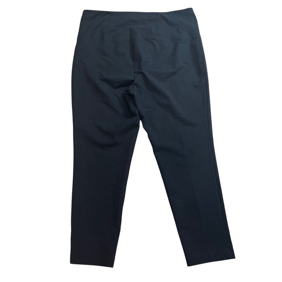 Zenergy Tummy Control Leggings Women's Size 12 Black Cropped High Waist Cotton - Picture 2 of 12